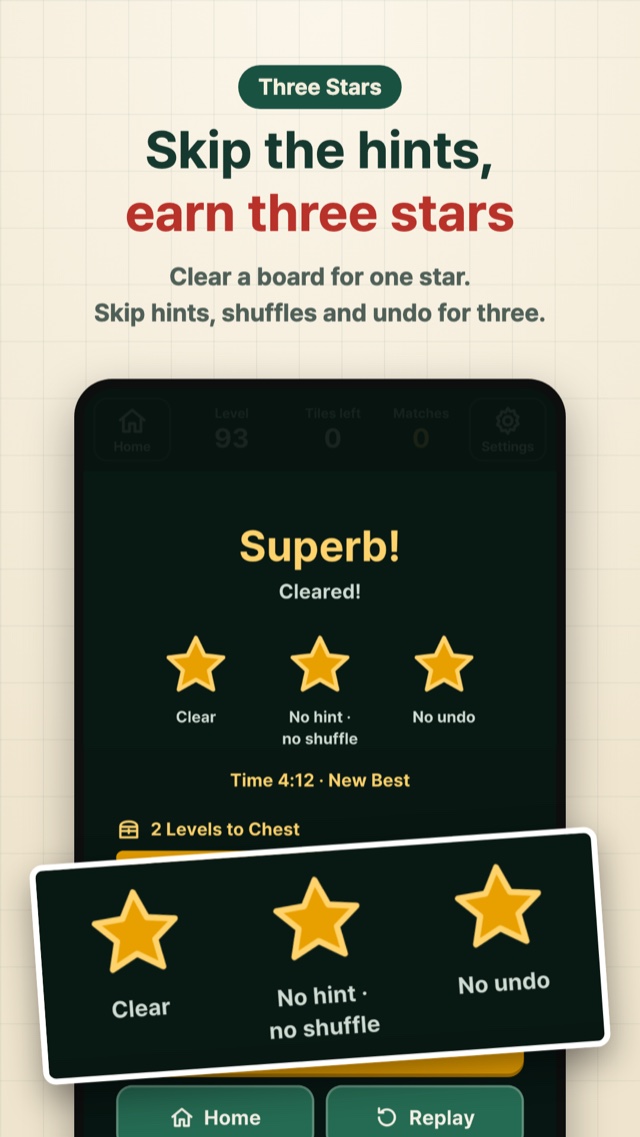 Skip the hints, earn three stars