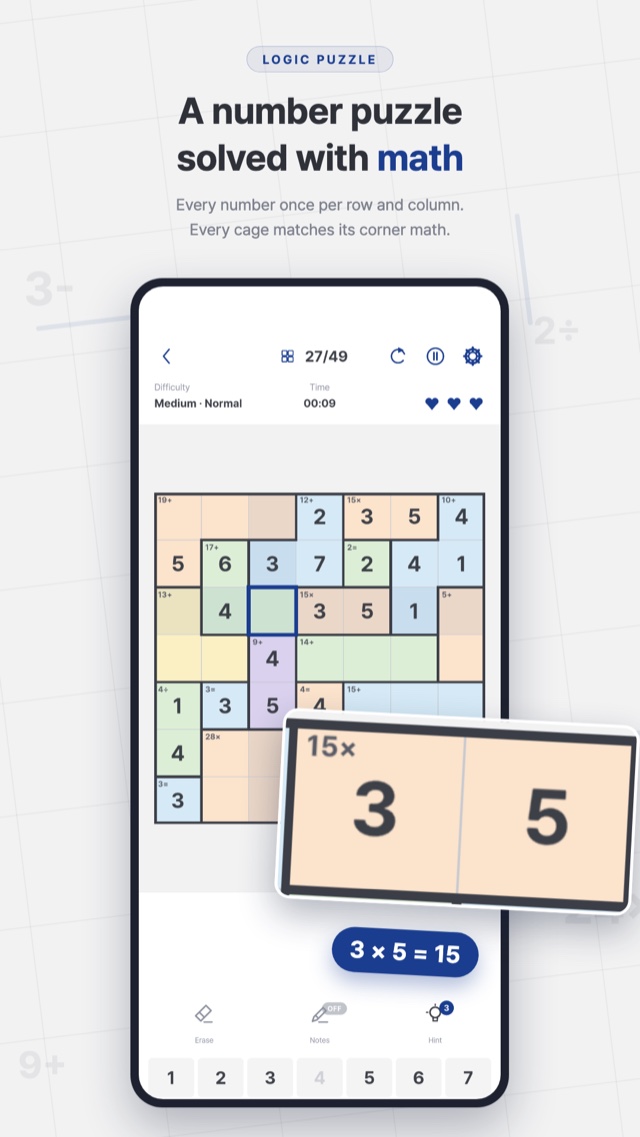 A number puzzle solved with math