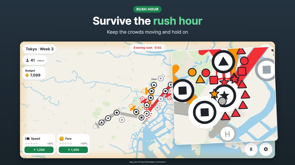 Survive the rush hour