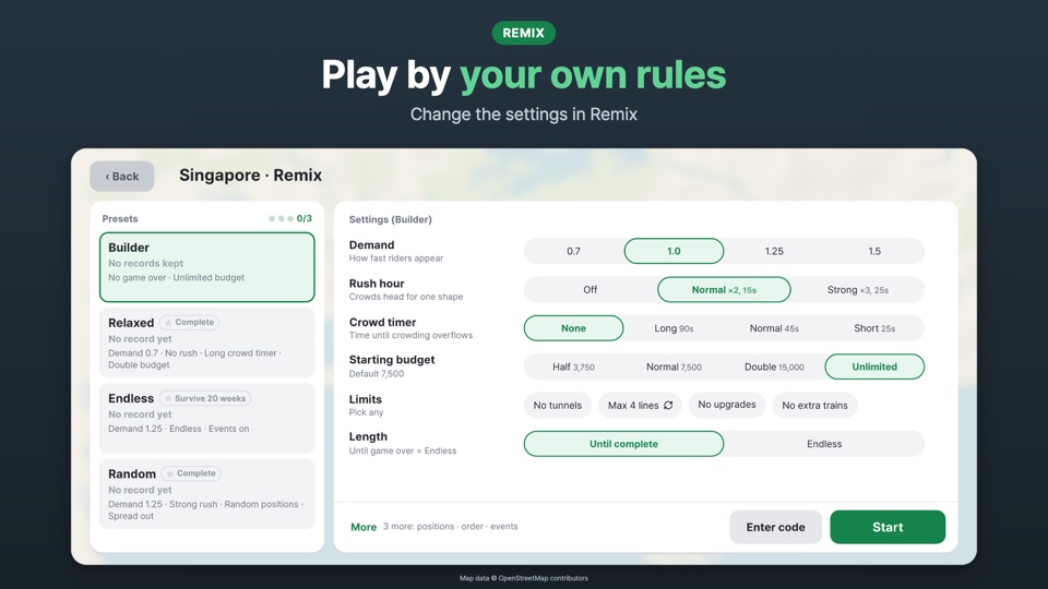 Play by your own rules