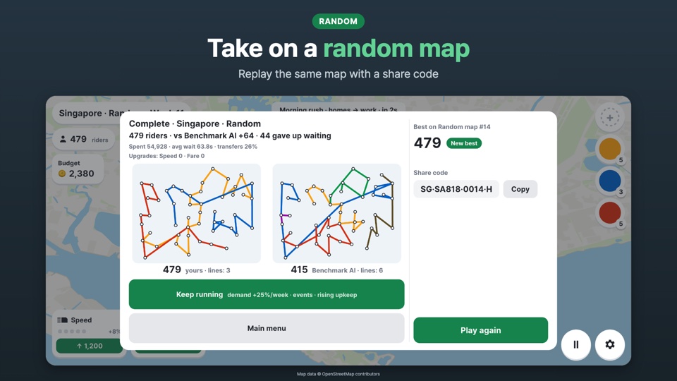 Take on a random map
